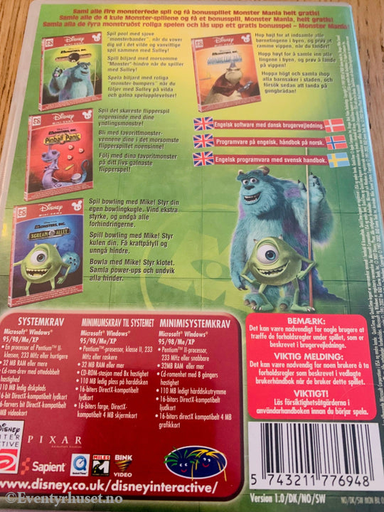 Disney. Monster Inc. Billiard Beast. Pc-Spill. Pc Spill