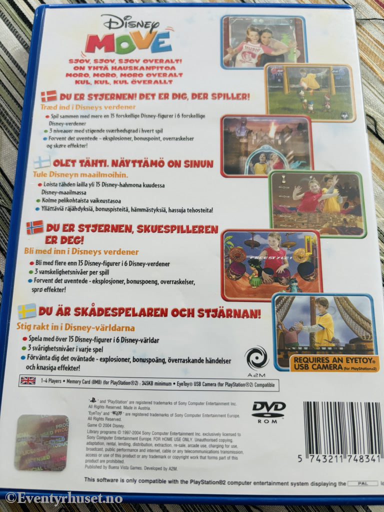 Disney Move. PS2-spill