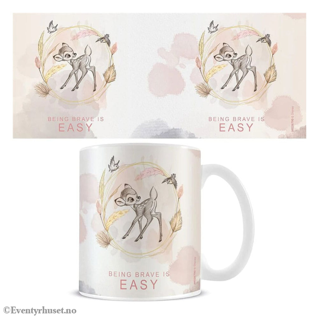 Disney Mug Bambi Being Brave Is Easy Home & Gifts