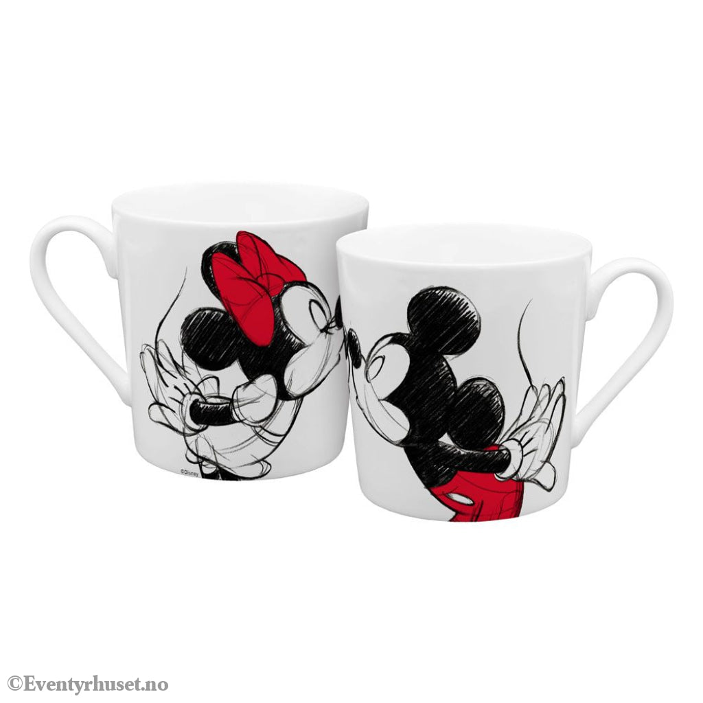 Disney Mug Mickey Kiss Sketch Home & Gifts