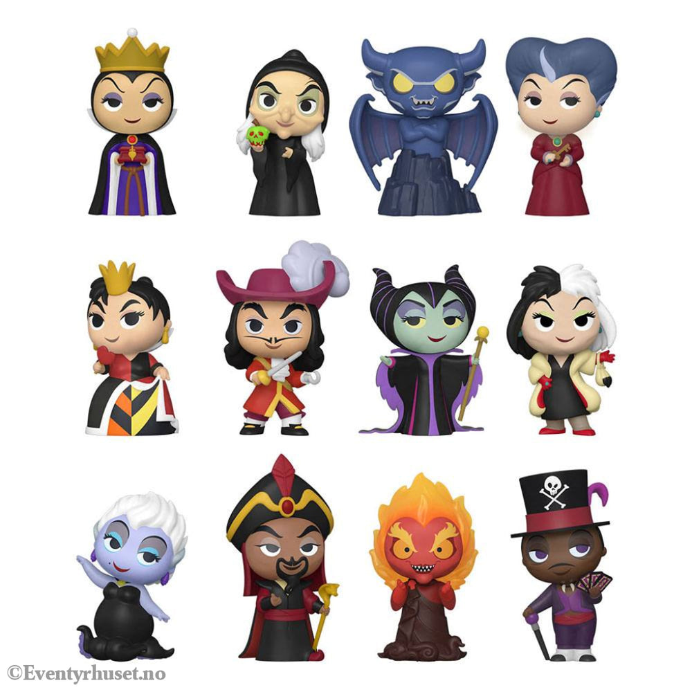 Disney Mystery Mini Figures 5 cm Display Disney Villains (12) Collectibles