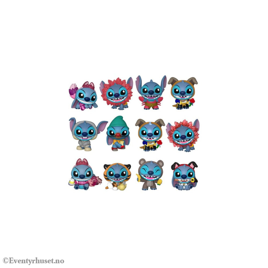 Disney Mystery Mini Figures 5 cm Stitch in Costume Display (12) Collectibles