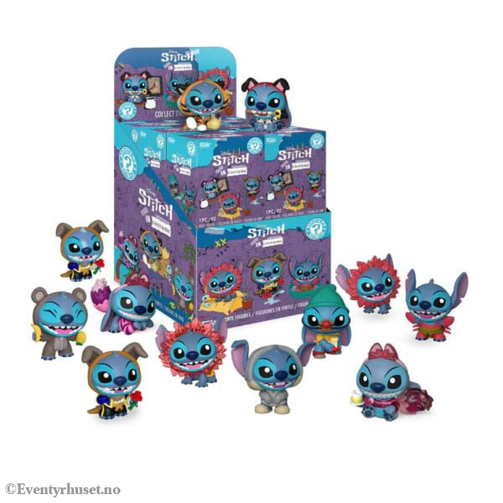 Disney Mystery Mini Figures 5 cm Stitch in Costume Display (12) Collectibles
