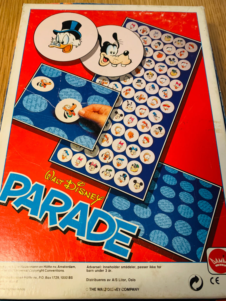 Disney Parade. 1991. Brettspill. Brettspill