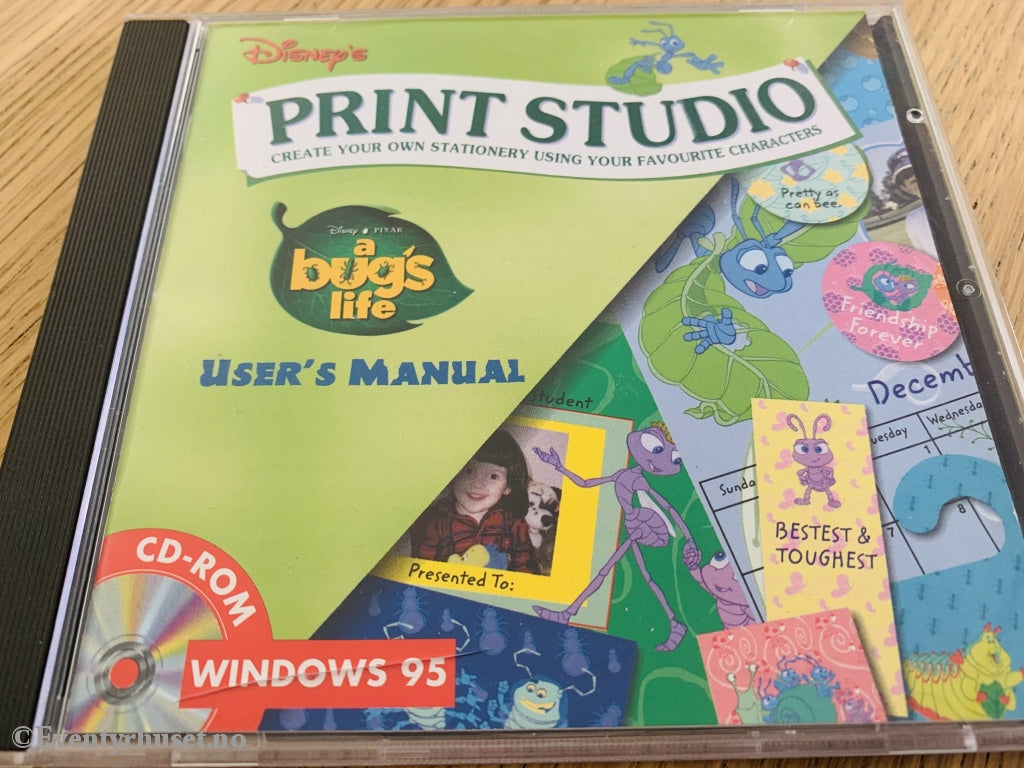 Disney Pc-Spill. A Bugs Life / Print Studio. Pc Spill