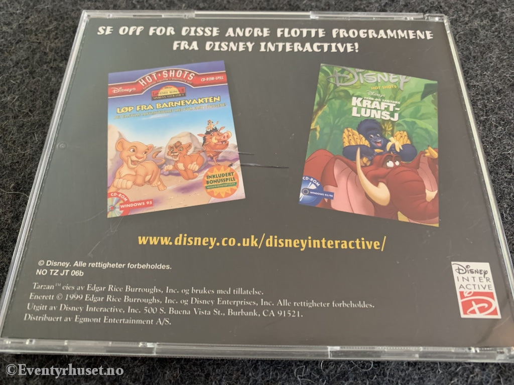 Disney Pc Spill. Hot Shots: Tarzan - Jungeltumling. 1999. Spill