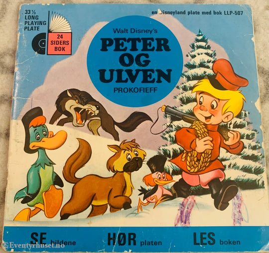 Disney Peter Og Ulven - Se Hør Les. 1970. Ep + Bok. Eventyrplate