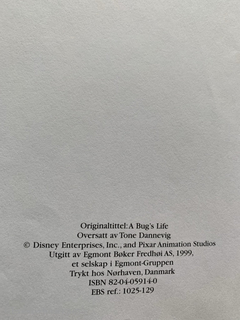 Disney Pixar. 1999. Småkryp. Fortelling
