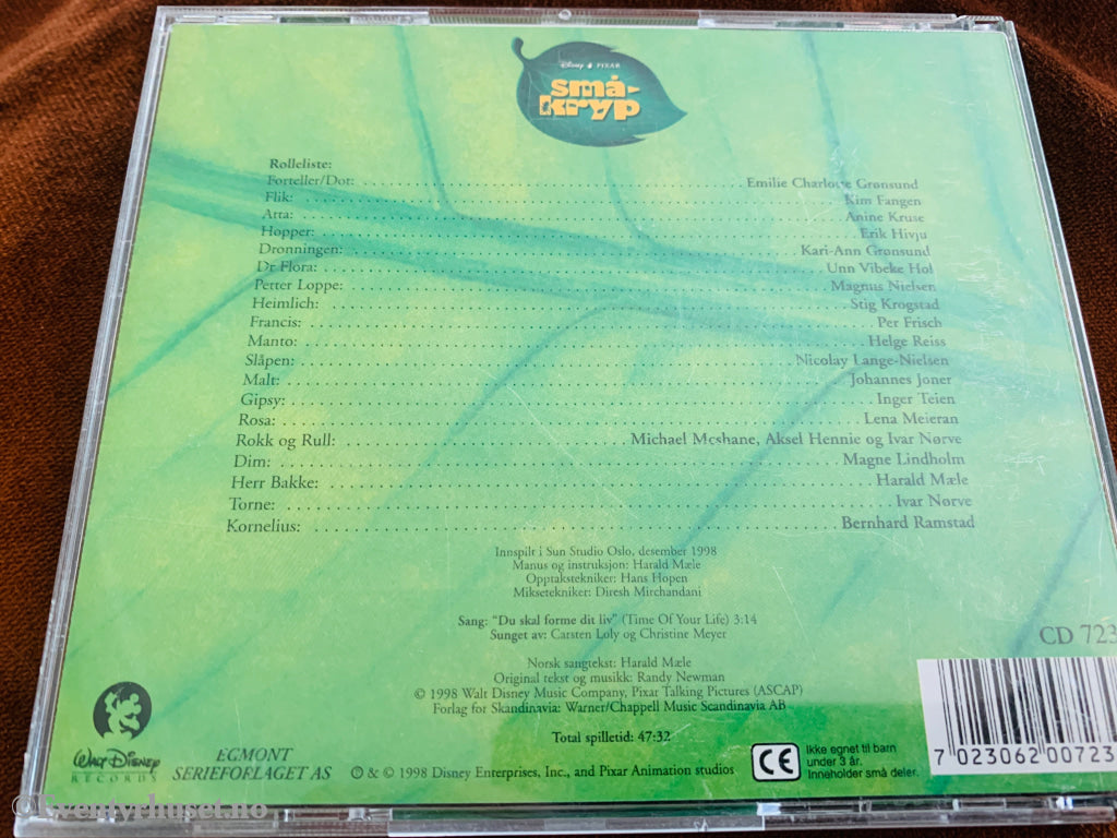 Disney & Pixar. 1999. Småkryp. Lydbok på CD. Egmont Film