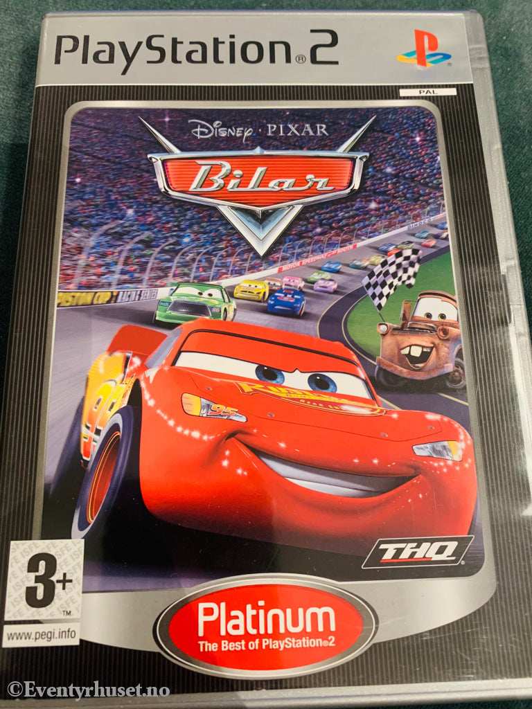 Disney Pixar Biler (Cars). Platinum. Ps2. Ps2
