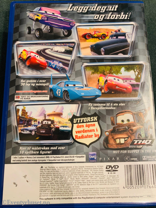 Disney Pixar Biler (Cars). Ps2. Ps2