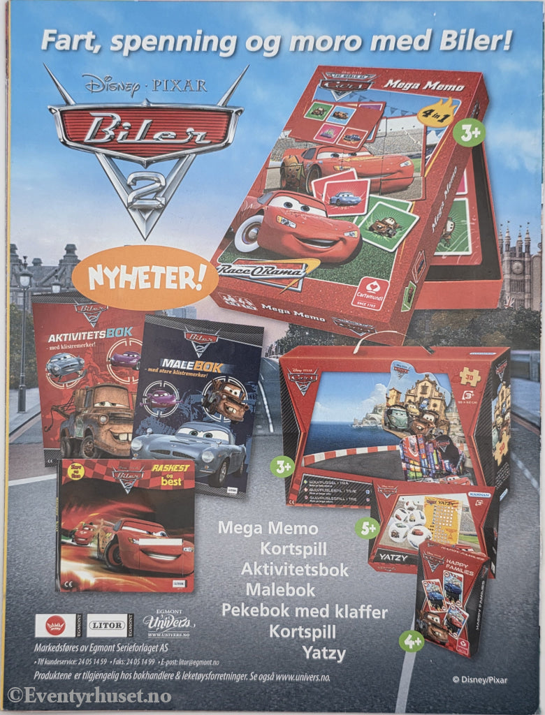 Disney•Pixar Biler Nr. 8 – Snø-kjøretøy . Aktivitetshefte.