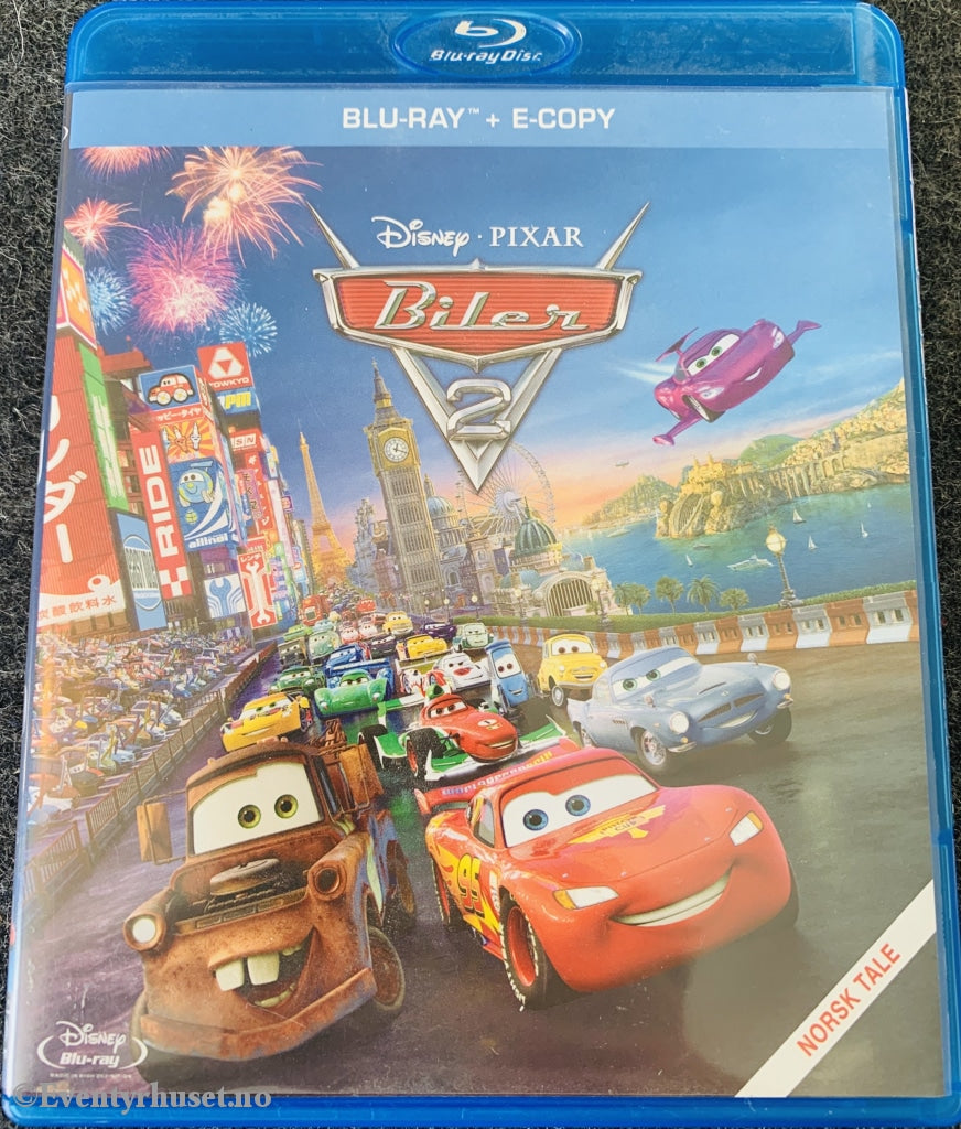 Disney Pixar Blu-Ray. Biler 2. Blu-Ray Disc