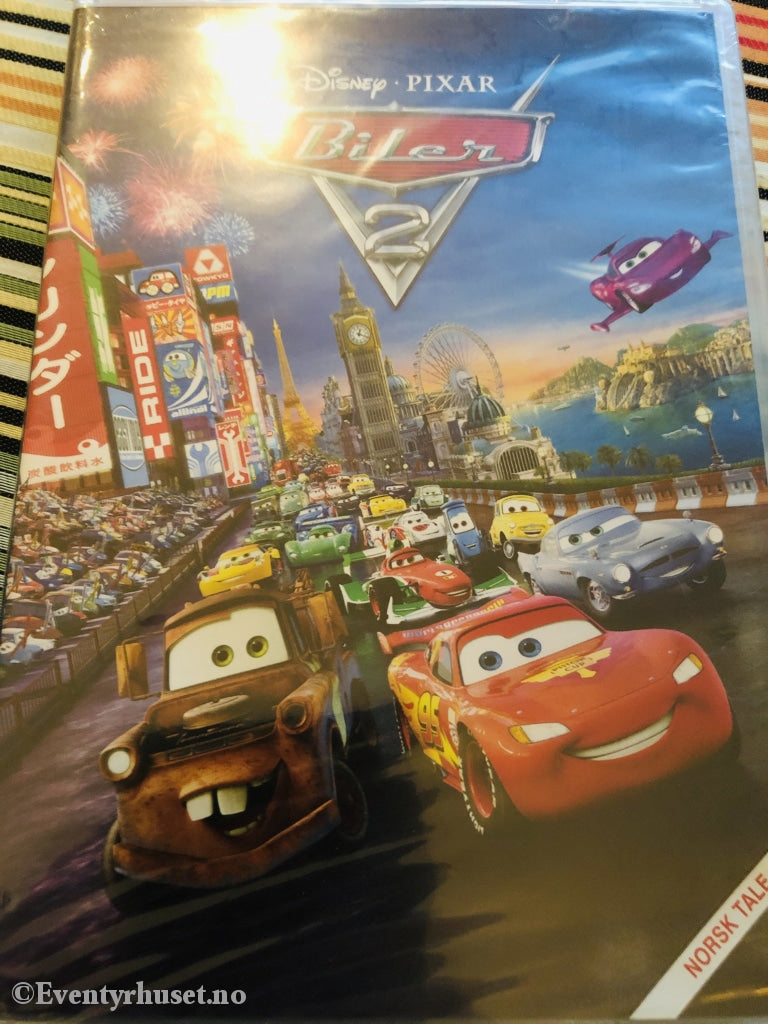 Disney Pixar Dvd. 2011. Biler 2. Ny I Plast! Dvd