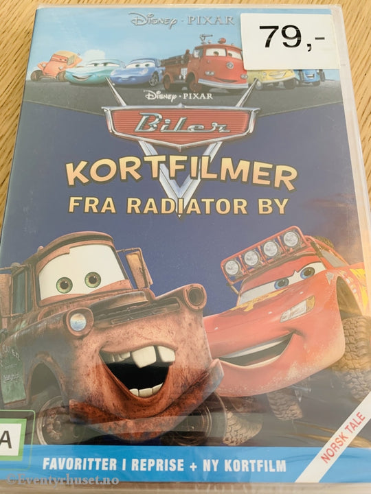 Disney Pixar Dvd. Biler - Kortfilmer Fra Radiator By. Ny I Plast! Dvd