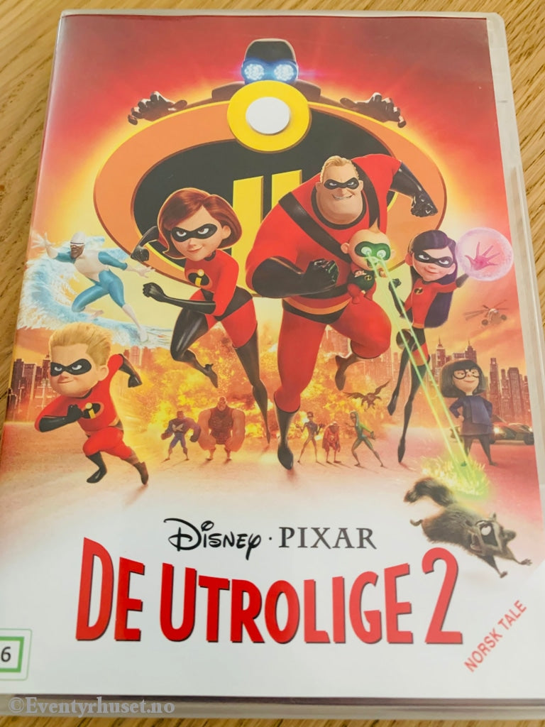 Disney Pixar Dvd. De Utrolige 2. Dvd