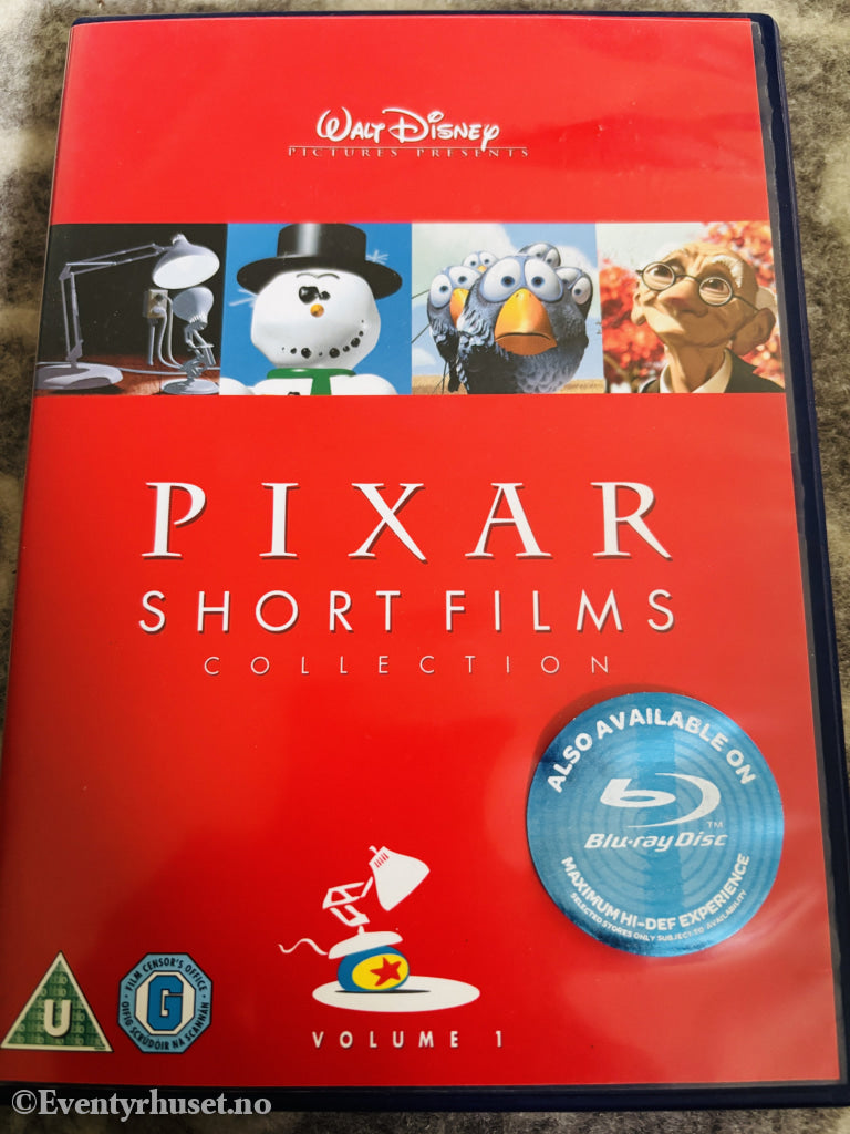 Disney Pixar DVD. Short-films. Importert til Norge.