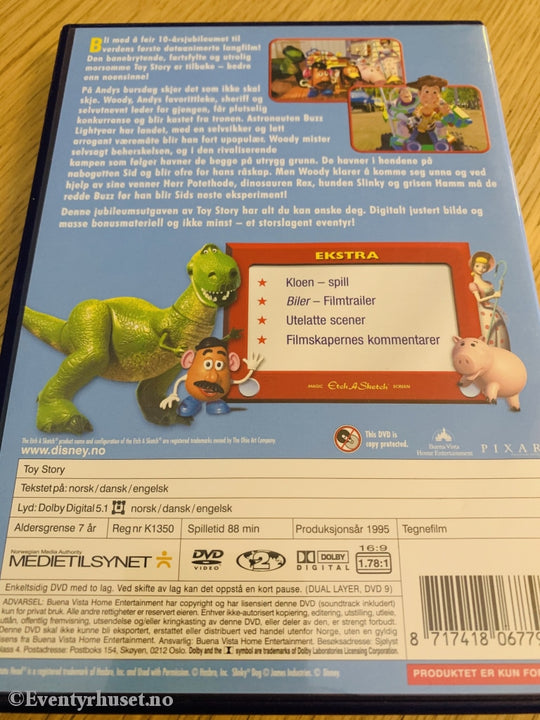 Disney Pixar Dvd. Toy Story 10 Års Jubileumsutgave. Dvd