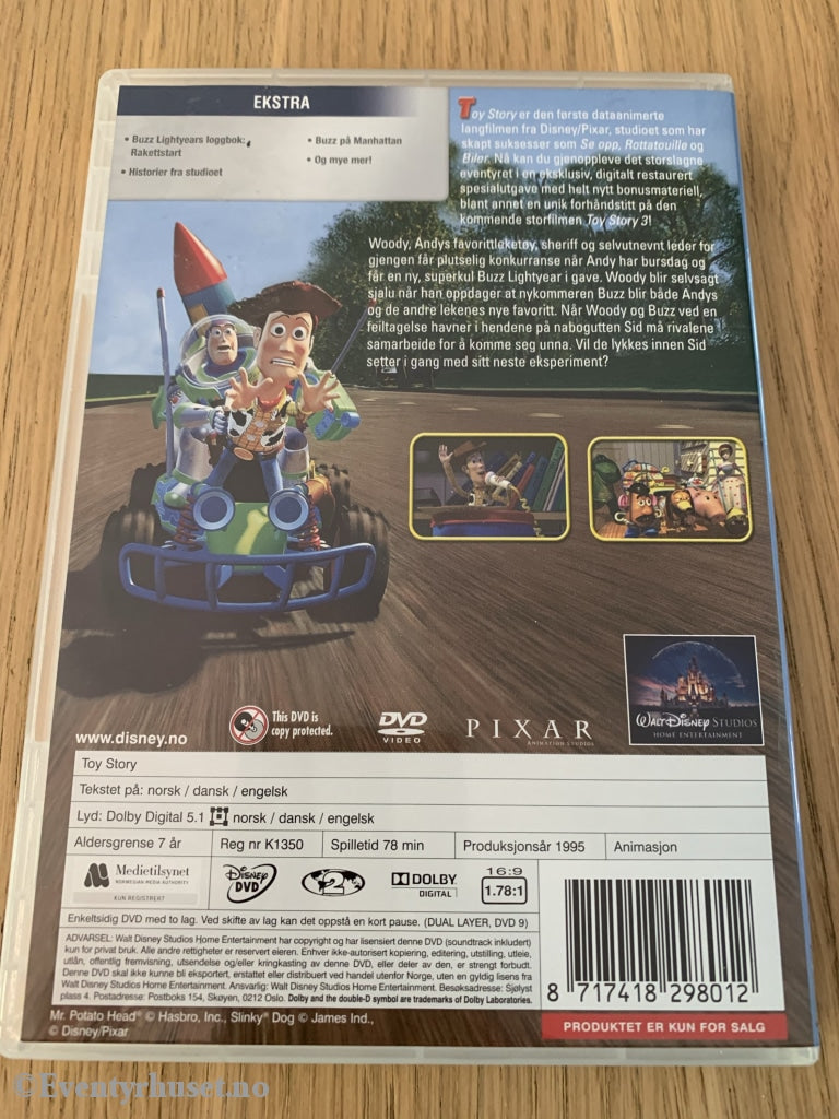 Disney Pixar Dvd. Toy Story. Dvd