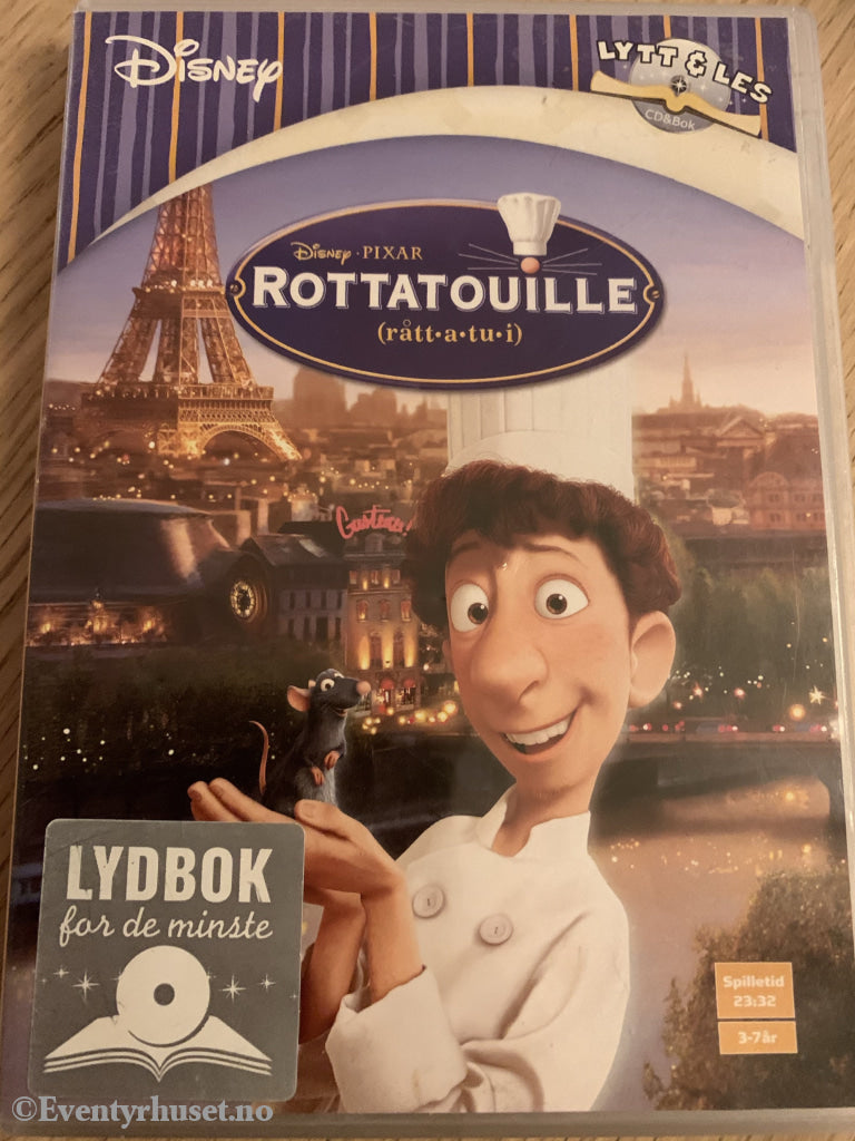 Disney Pixar. Rottatouille. 2007. Cd+Bok. Cd