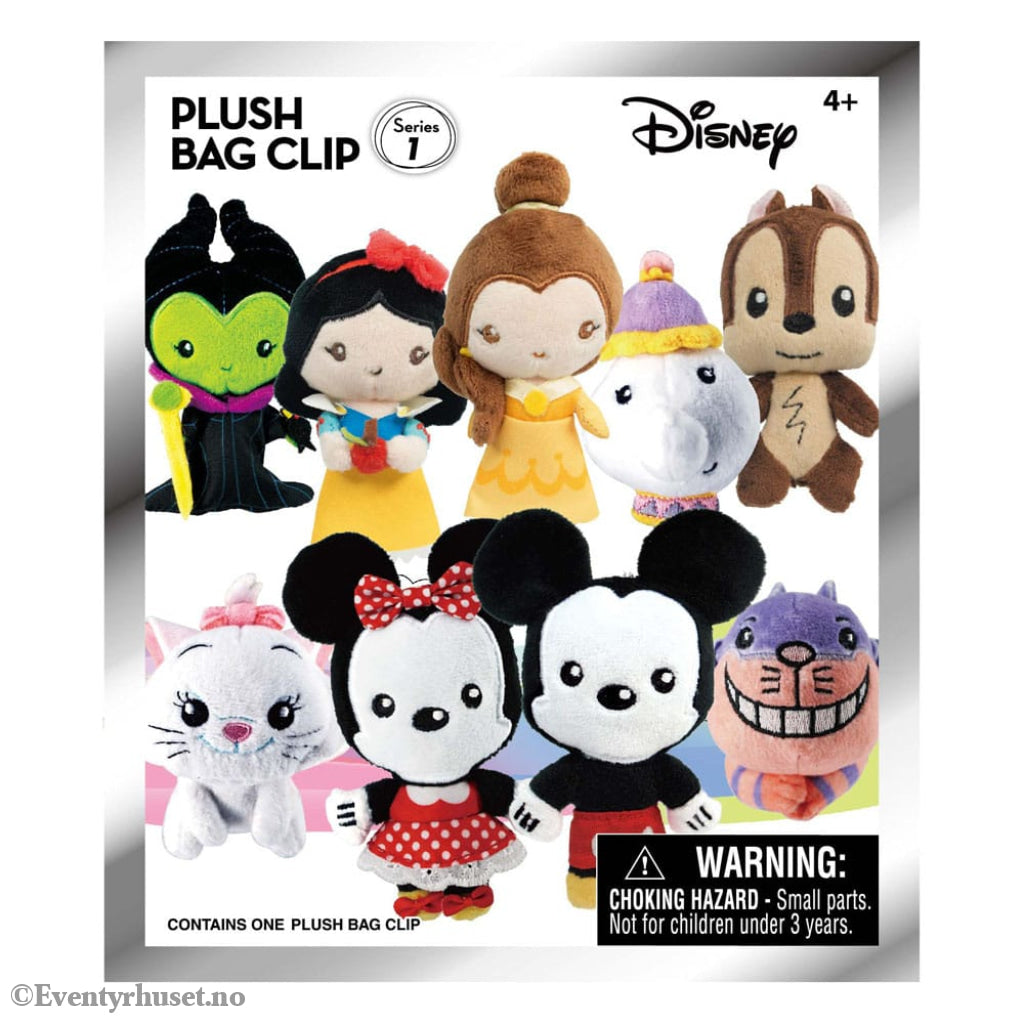 Disney Plush Bag Clips Display (24) Fashion & Accessories