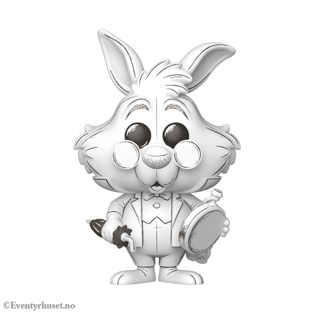 Disney POP! Vinyl Figure Sketched- White Rabbit 9 cm Collectibles
