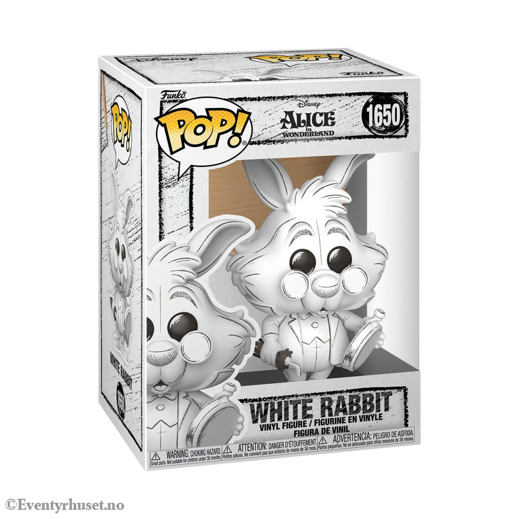 Disney POP! Vinyl Figure Sketched- White Rabbit 9 cm Collectibles
