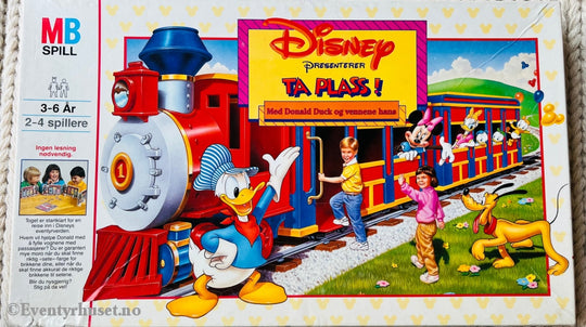 Disney Presenterer: Ta Plass! ...med Donald Duck Og Vennene Hans. 1988. Brettspill. Brettspill