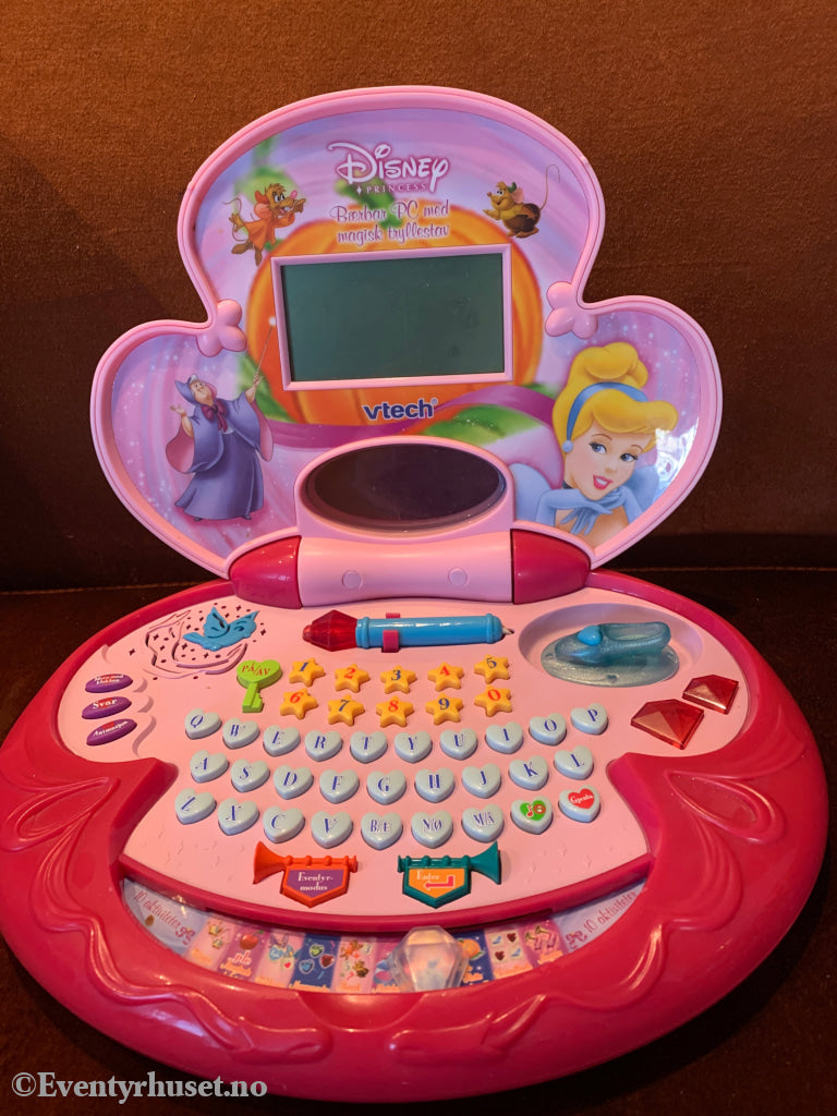 Disney Princess bærbar PC med magisk tryllestav.
