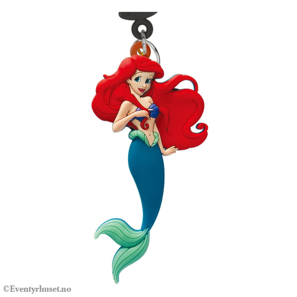 Disney Princess Soft Touch PVC Bag Clip Ariel Fashion & Accessories