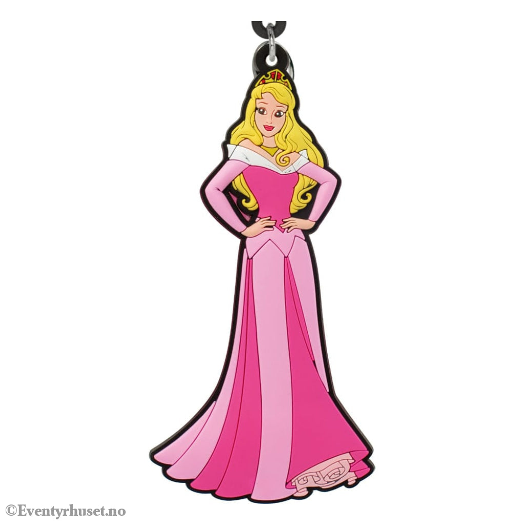 Disney Princess Soft Touch PVC Bag Clip Aurora Fashion & Accessories
