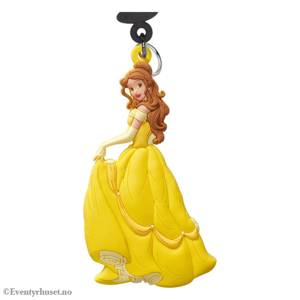 Disney Princess Soft Touch PVC Bag Clip Belle Fashion & Accessories