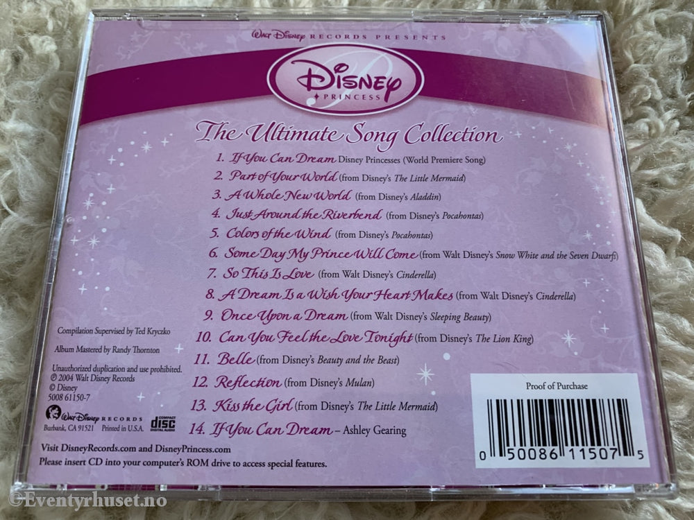 Disney Princess. The Ultimate Song Collection. Cd. Cd