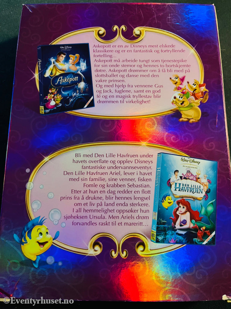 Disney Prinsesser. Dvd Samleboks.