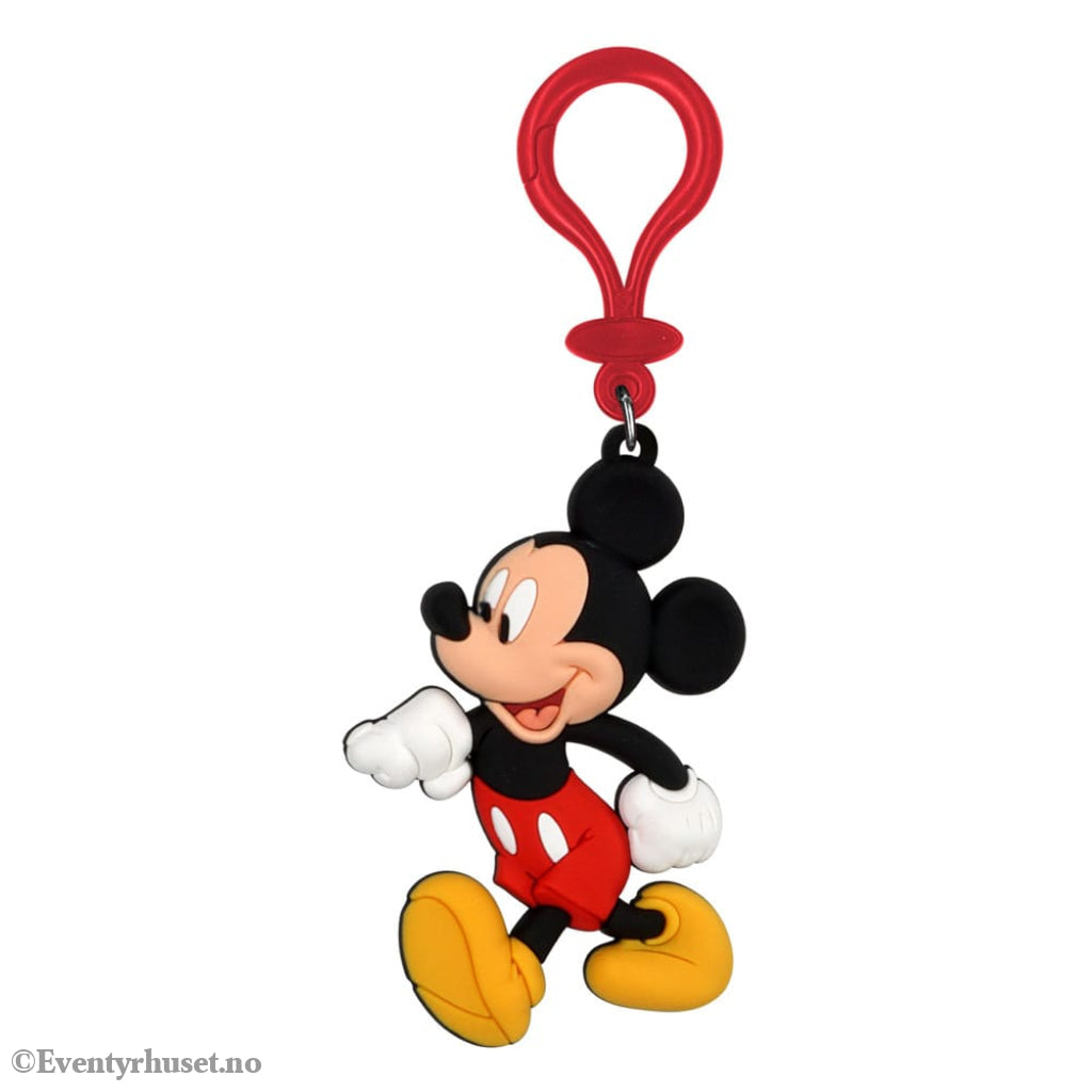 Disney PVC Bag Clip Mickey Walking Fashion & Accessories