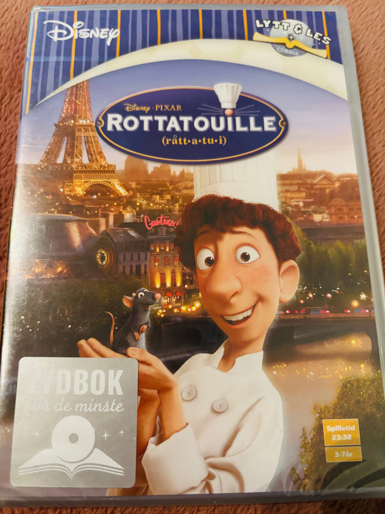 Disney – Ratatouille. Lydbok på CD. Ny i plast!
