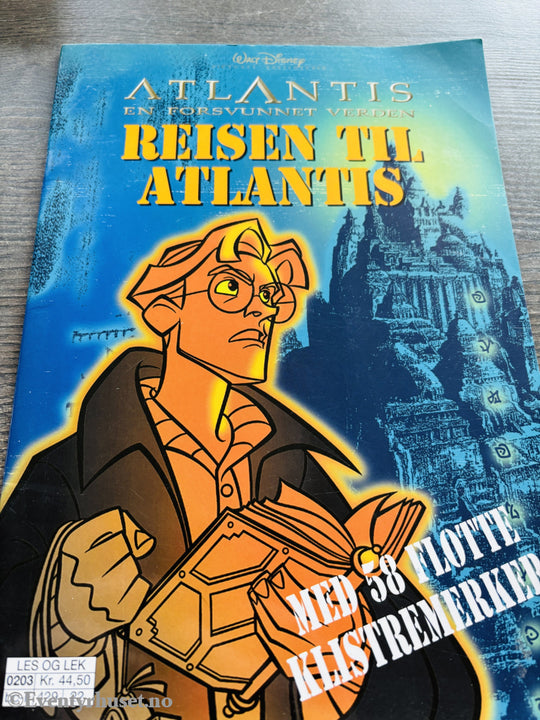 Disney. Reisen til Atlantis. Hefte med klistremerker. Brukt.