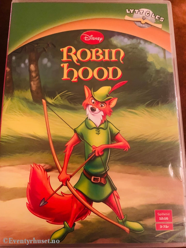 Disney. Robin Hood. Lytt & Les. Cd Minus Bok.