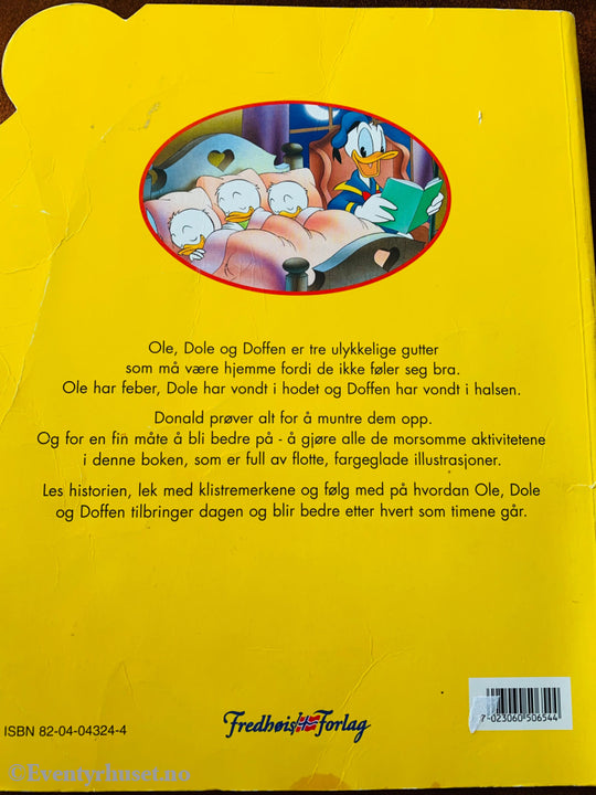 Disney´s Bli Frisk Med Donald Duck - Hobbybok. 1996. Aktivitetshefte. Brukt. Hobbybok