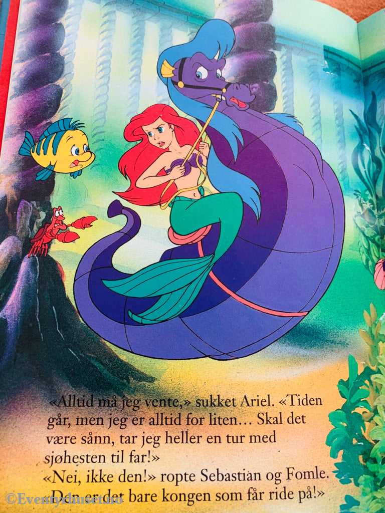 Disney´s Den Lille Havfruen - Mysterier På Havets Bunn. 1994. Eventyrbok