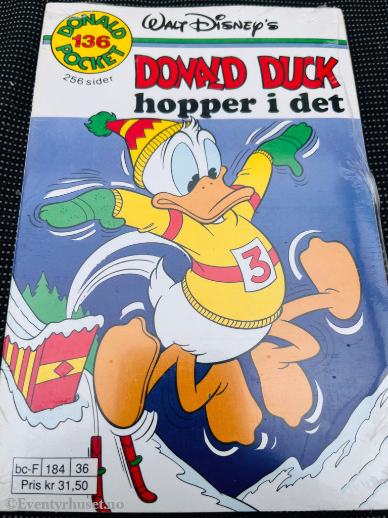 Disney´s Donald Duck Pocket. Nr. 136. Ny I Plast! Pocketbok