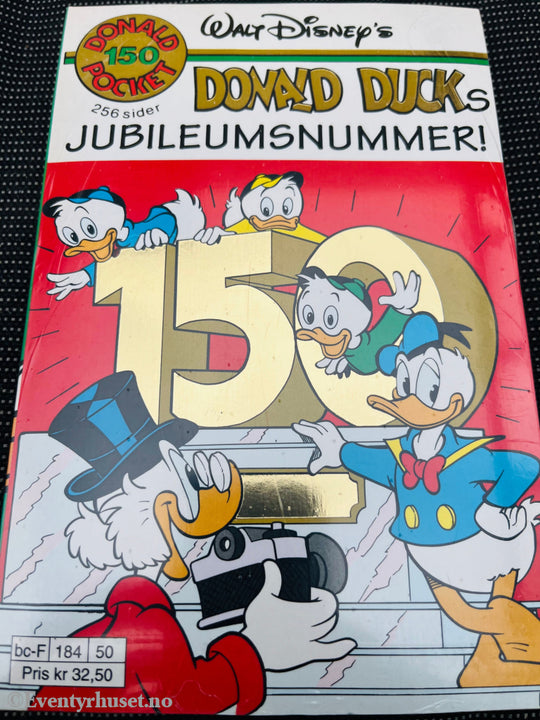 Disney´s Donald Duck Pocket. Nr. 150. Ny I Plast! Pocketbok