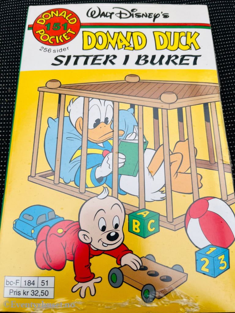 Disney´s Donald Duck Pocket. Nr. 151. Ny I Plast! Pocketbok