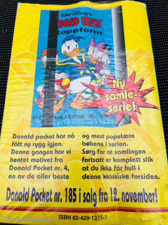 Disney´s Donald Duck Pocket. Nr. 184. Ny I Plast! Pocketbok