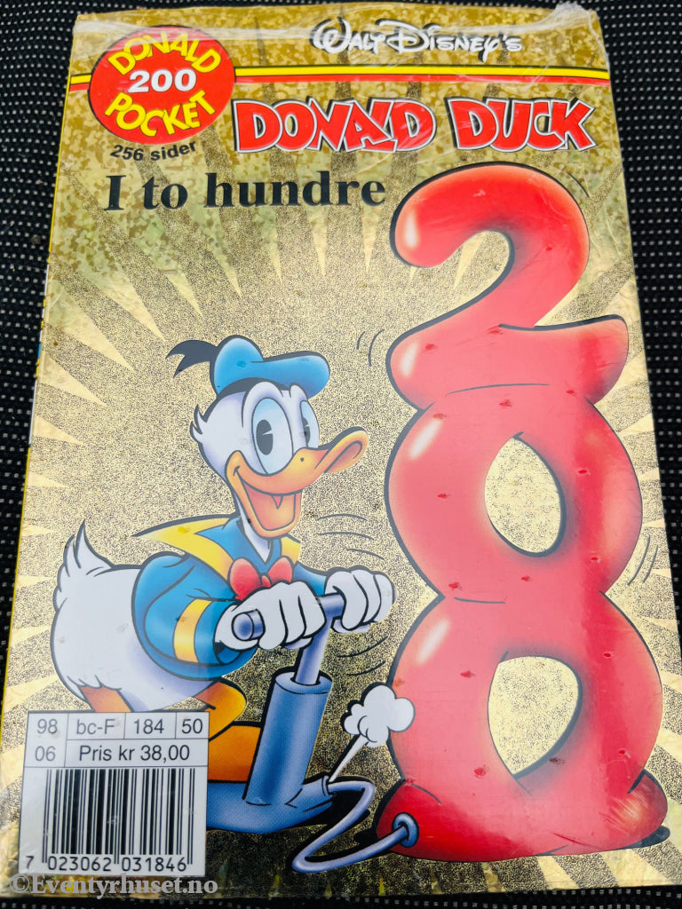 Disney´s Donald Duck Pocket. Nr. 200. Ny I Plast! Pocketbok