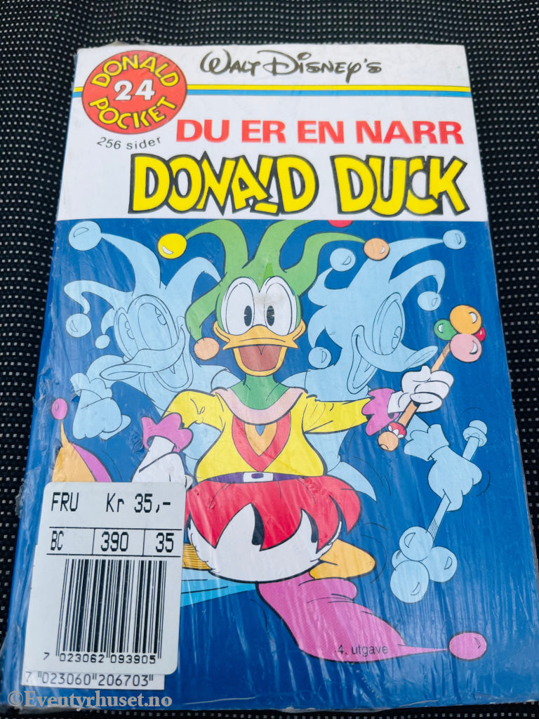 Disney´s Donald Duck Pocket. Nr. 24. Ny I Plast! Pocketbok