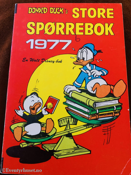 Disney´s Donald Duck´s Store Spørrebok. 1977. Pocketbok