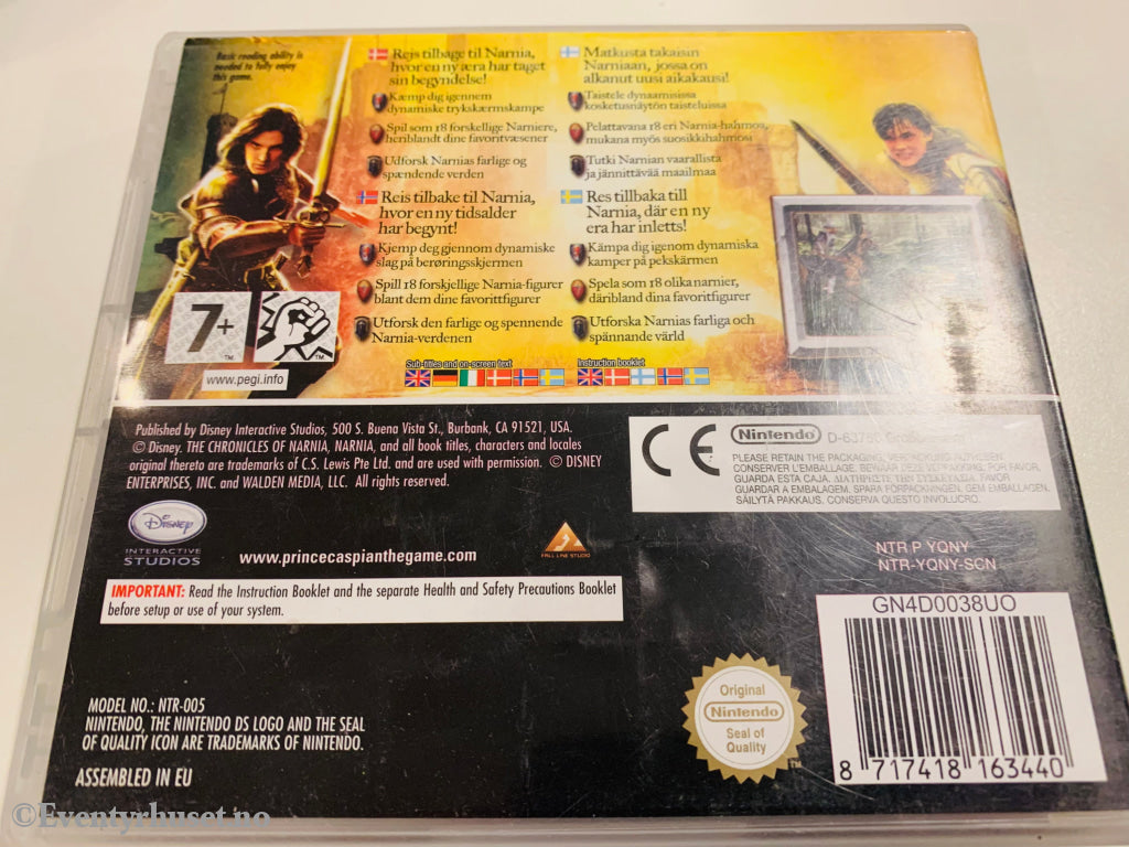 Disney´s Narnia - Prince Caspian. Nintendo Ds. Ds
