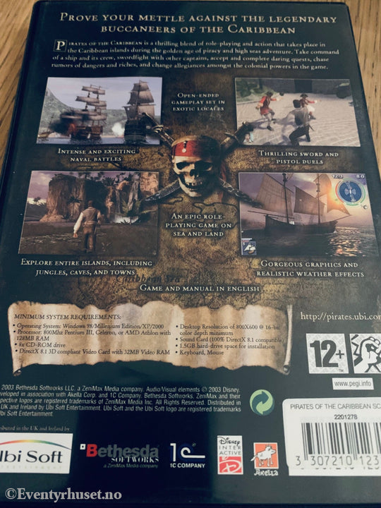 Disney´s Pirates Of The Caribbean. Pc-Spill. Pc Spill