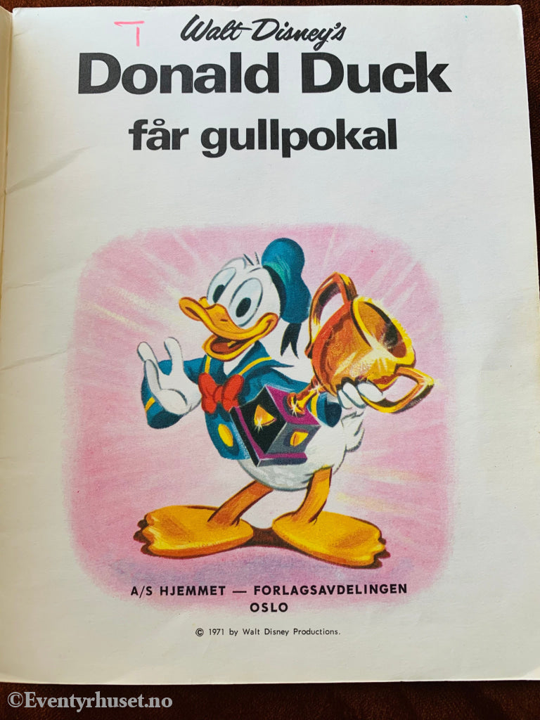 Disney´s Sølvserien: Donald Duck Får Gullpokal. Hefte. Hefte